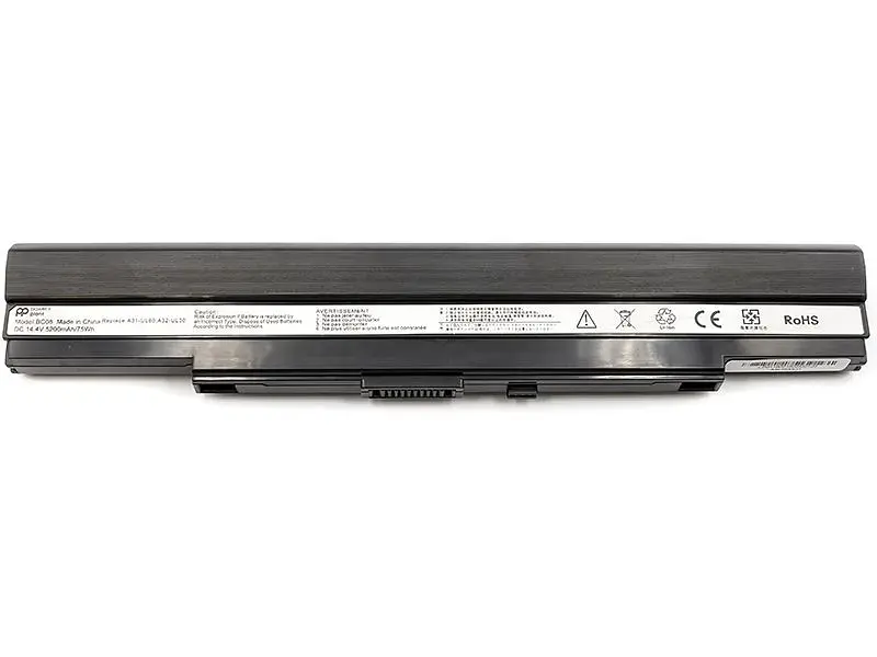 Акумулятор PowerPlant для ноутбуків ASUS U30 Series (A31-UL30, ASU300LH) 14.4V 5200mAh (NB430222) - фото 2