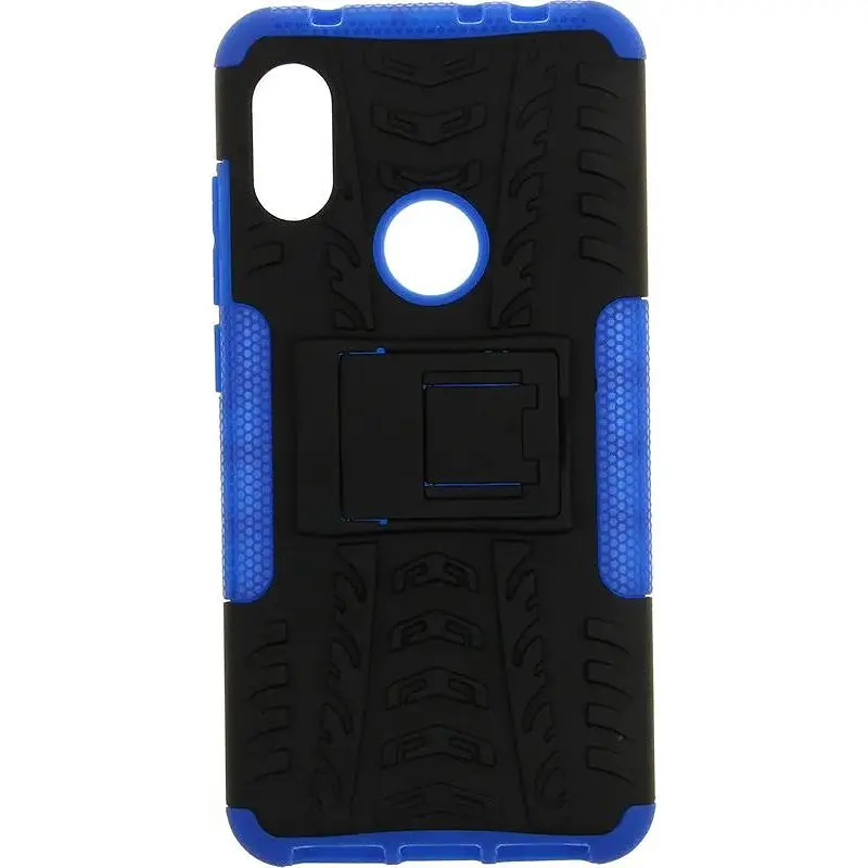 Чохол-накладка Toto Dazzle Kickstand 2 in 1 Case Xiaomi Redmi Note 6 Pro Blue - фото 4
