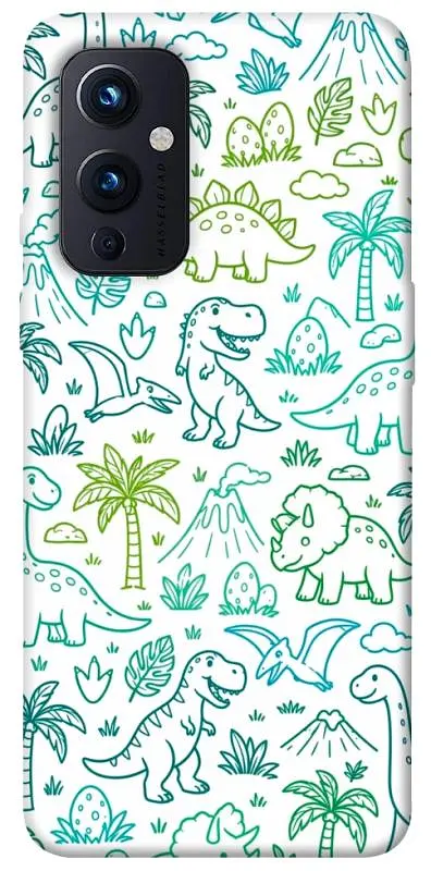 TPU чохол Demsky Dino pattern для OnePlus 9