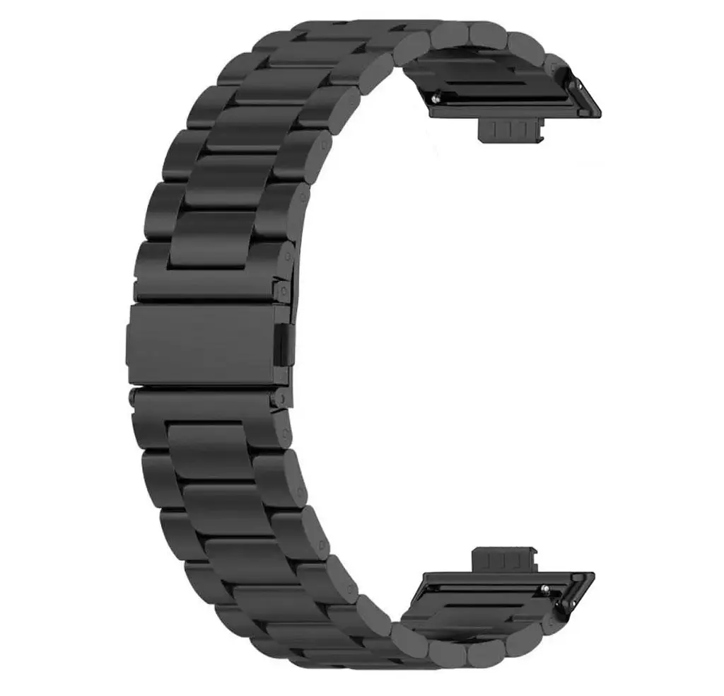 Металевий ремінець Primolux для годинника Huawei Watch Fit 3 Black - фото 2