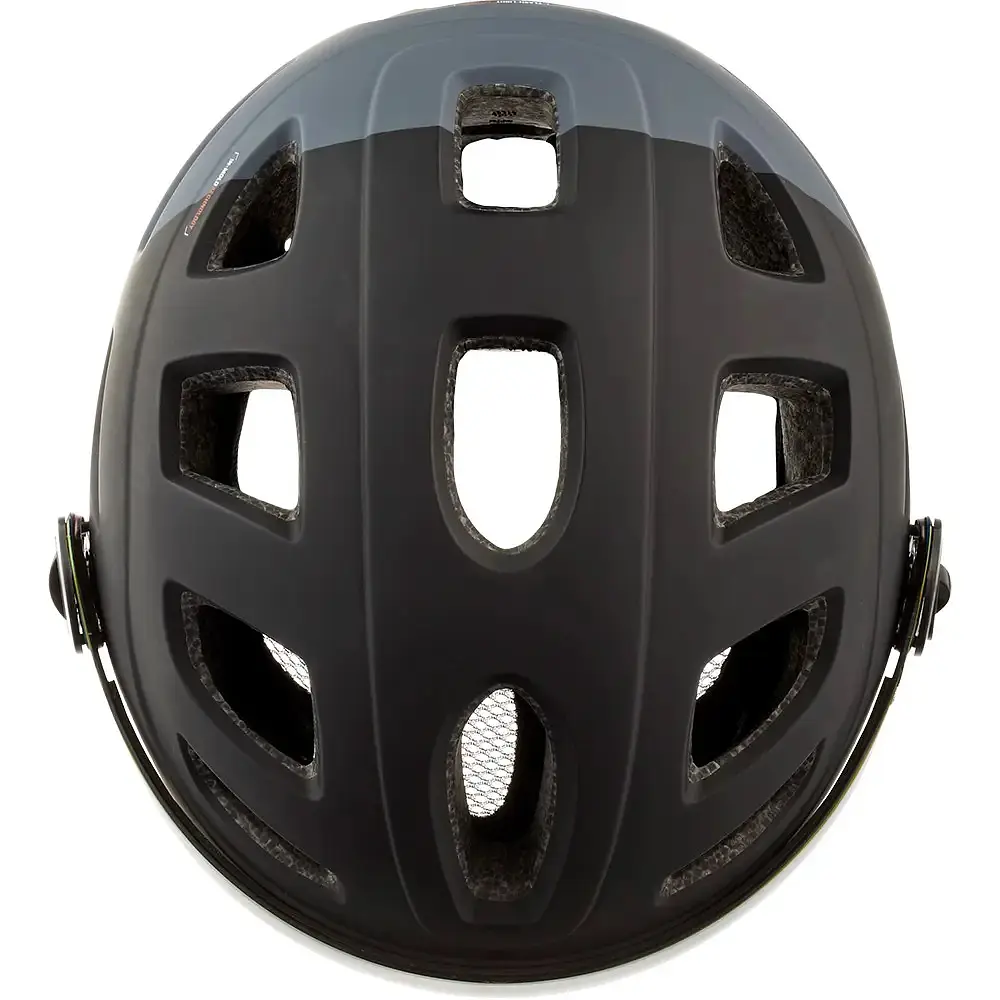 Велошолом Cairn Quartz Visor LED USB 52-58 Чорний - фото 3
