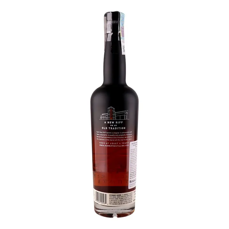 Віскі New Riff Single Barrel Strength Bourbon 55.55% 0.75 л  - фото 4