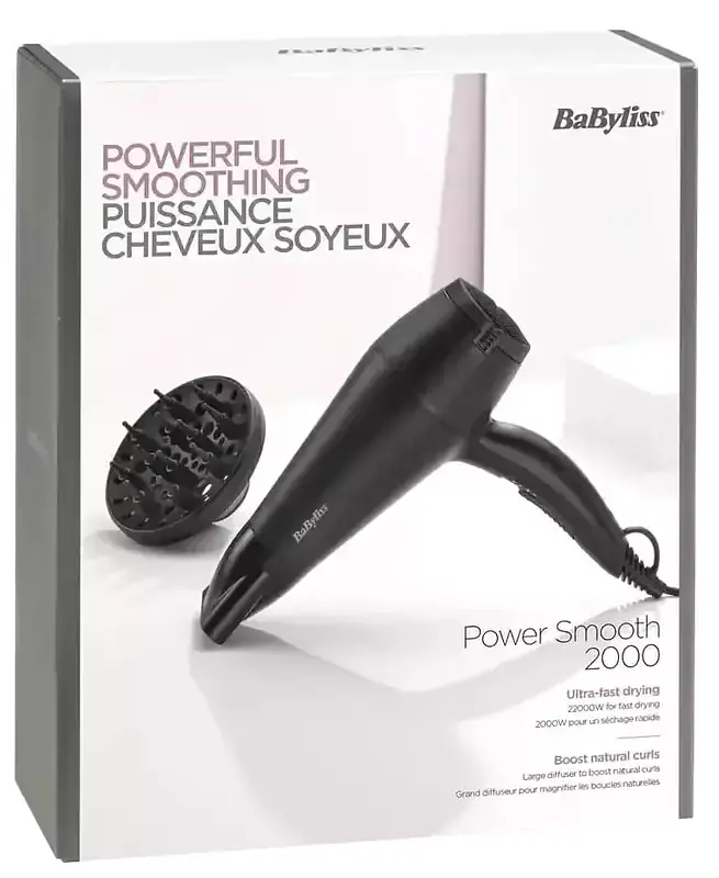 Фен Babyliss D215DE чорний - фото 5