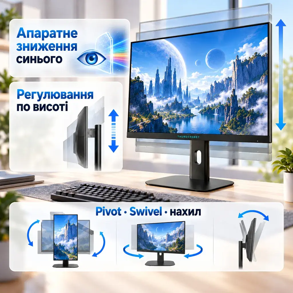 Монітор Thunderobot ZQ25F250L (JT00EU00U) - фото 7