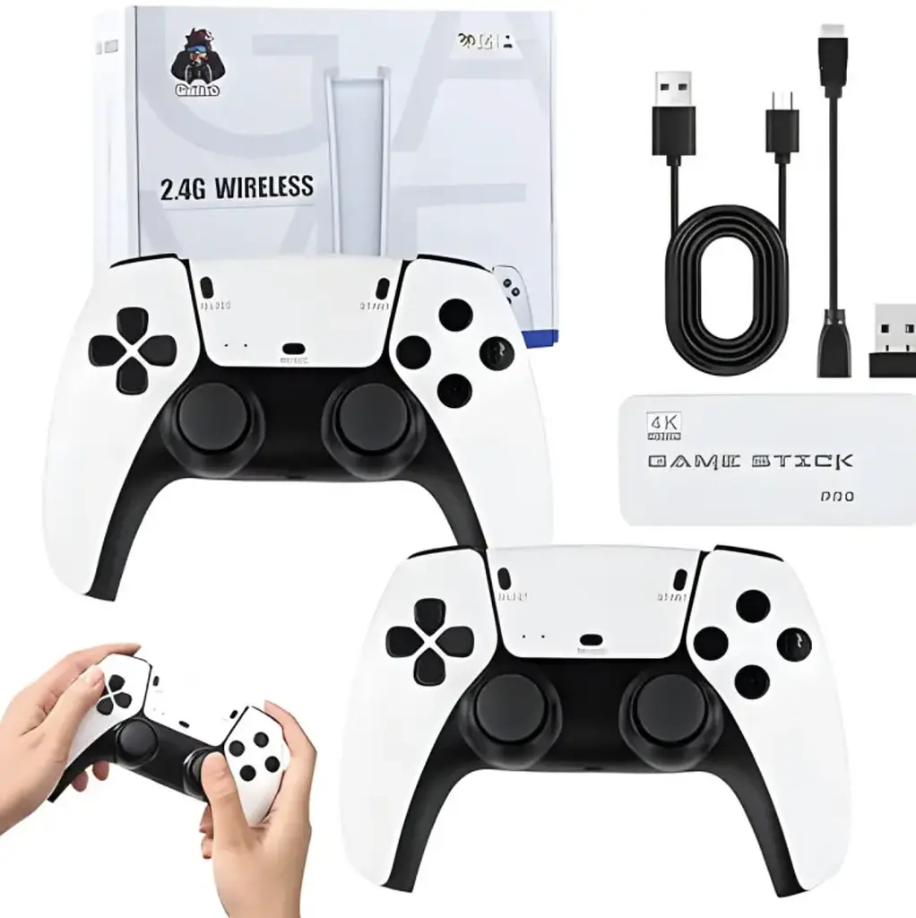 Игровая приставка HDMI M15 Game Stick 4K 64GB ∙ Миниконсоль M15 с 20 000 играми и беспроводными джойстиками - фото 4
