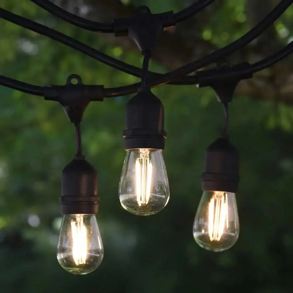 Гірлянда LED Light Edison вулична з ретро лампами 15 шт. 24V 10 метрів - фото 8