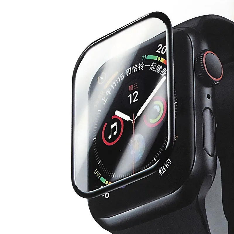 Полімерна 3D плівка High-Molecule для Apple Watch 10/11 42mm Чорний Blueo teh0030676 - фото 2