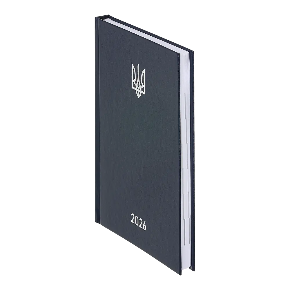 Ежедневник датированный Buromax Airy 2026 A5 бумвинил синий (BM.21165-02) - фото 2
