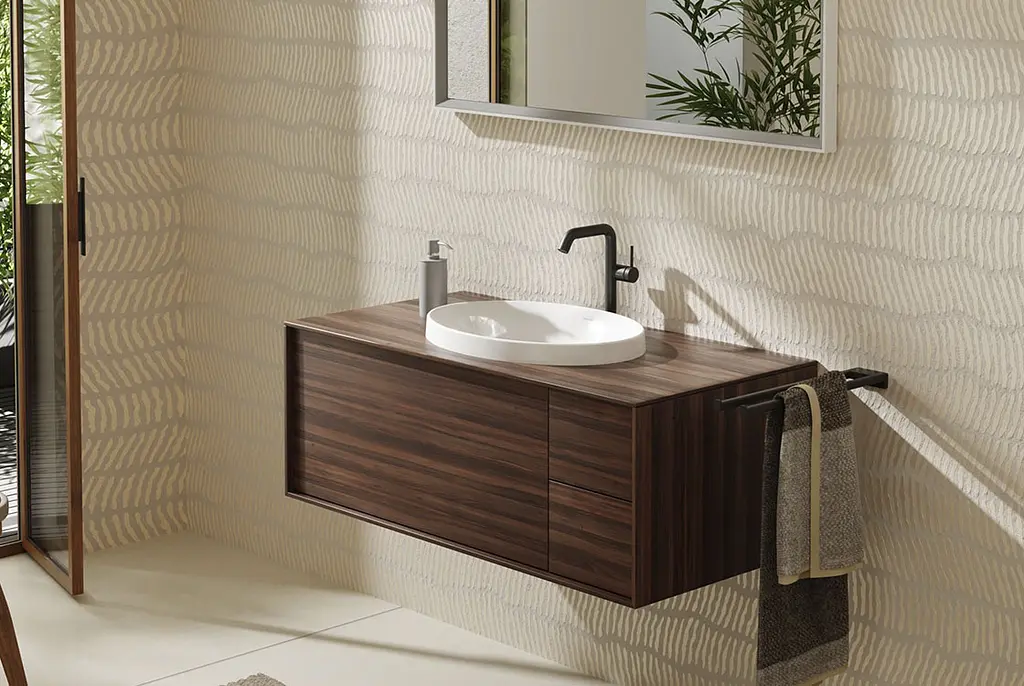 Умивальник Hansgrohe Xuniva D врізний на стільницю з переливом SmartClean white 61058450 - фото 3