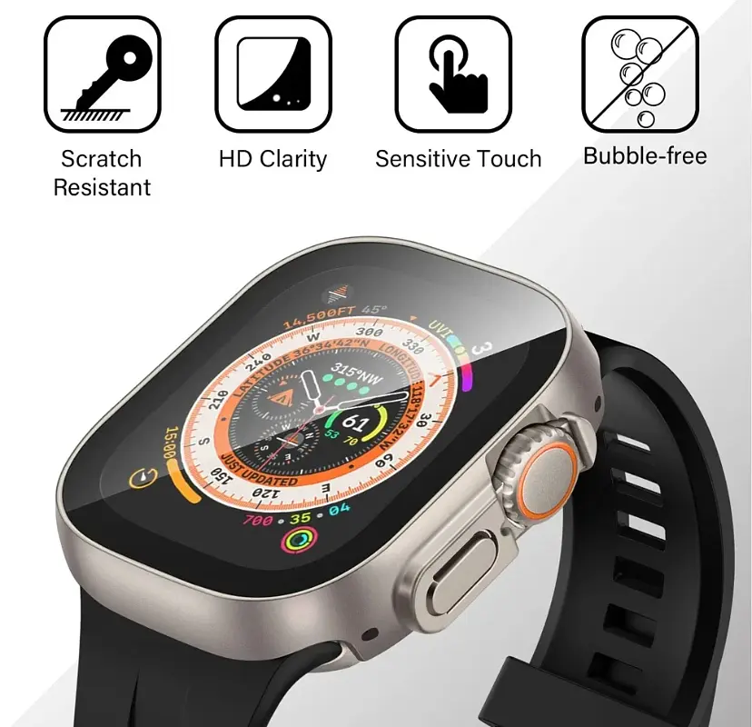 Захисний чохол із захисним склом Choice 3 для Apple Watch 49 мм Ultra Titanium 452063180 - фото 5