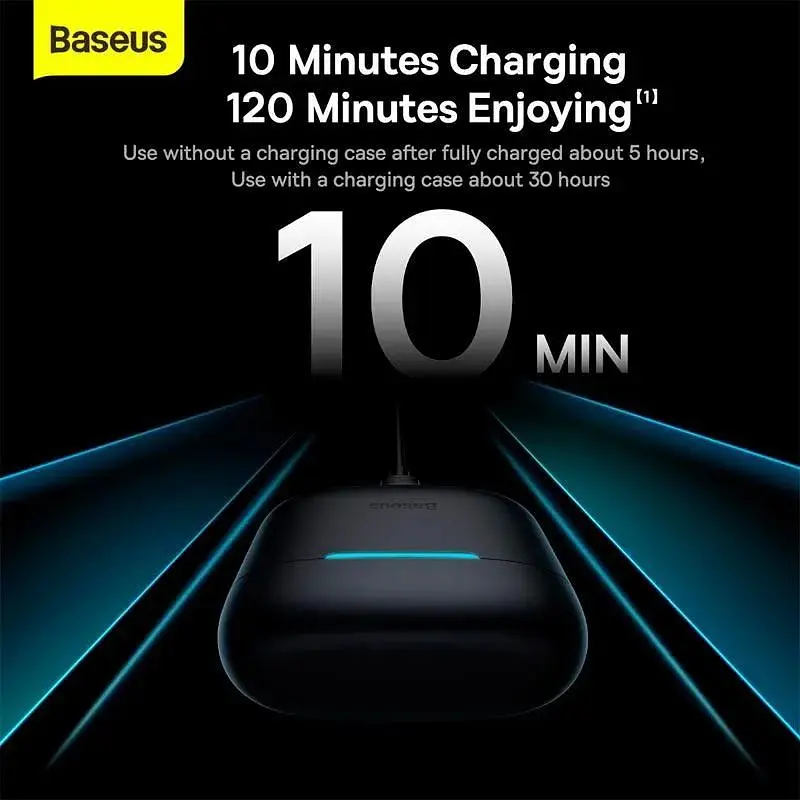 Наушники Baseus True Wireless Earphones Bowie E9 (NGTW120002) белые - фото 5