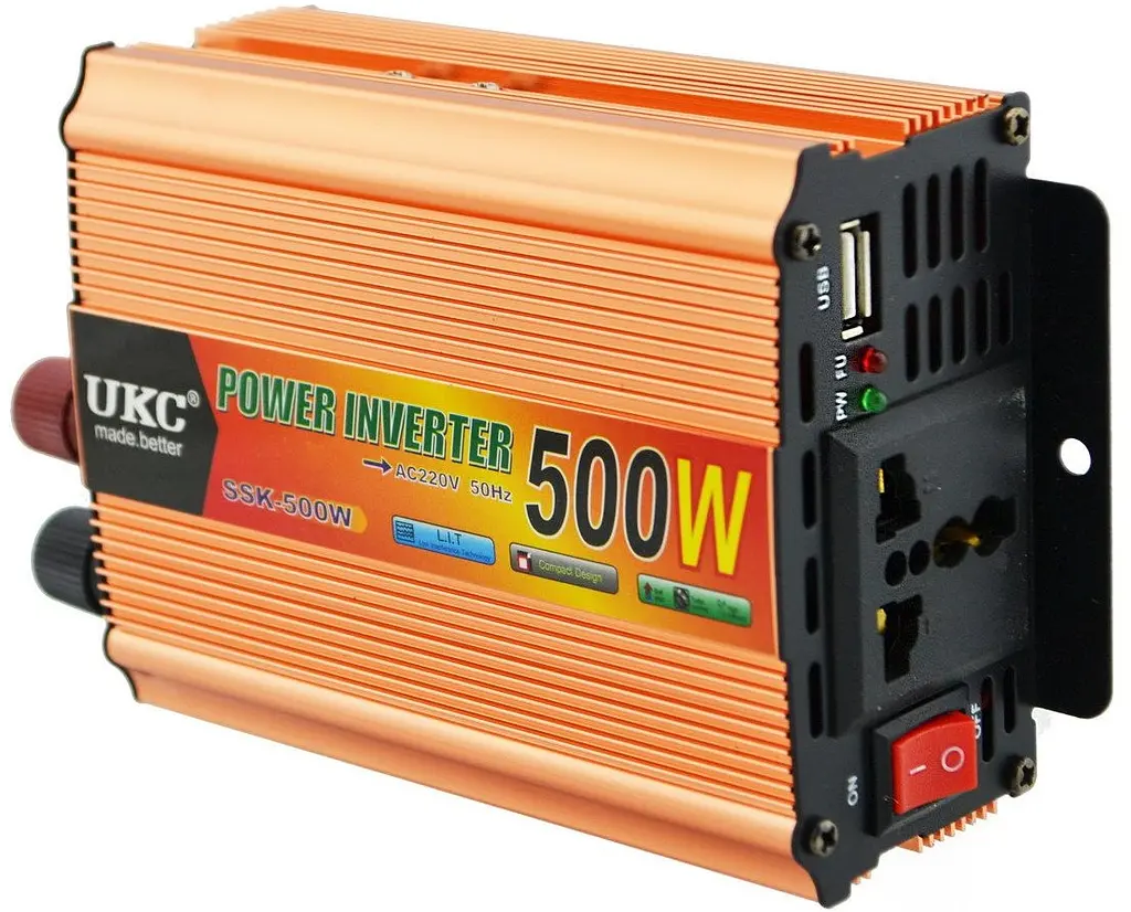 Автоінвертор-перетворювач напруги 500 W 24 V Inverter AC/DC SSK UKC