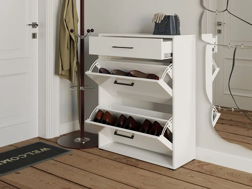 Полиця для взуття Flamecame на 3 шухляди з ДСП FT-7 - фото 3