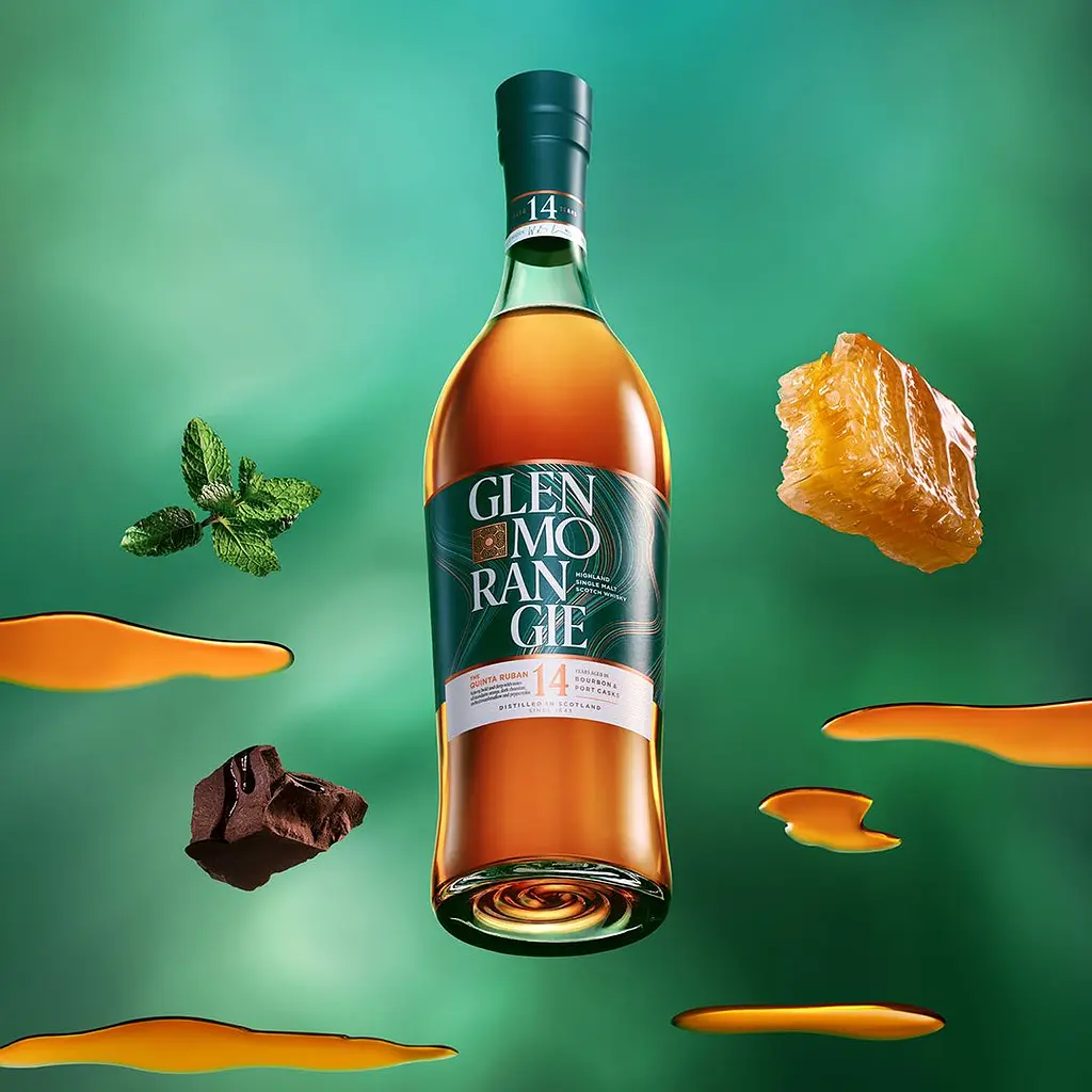 Віскі Glenmorangie Quinta Ruban, 14 років витримки, у подарунковій упаковці, 46%, 0,7 л (374924) - фото 3