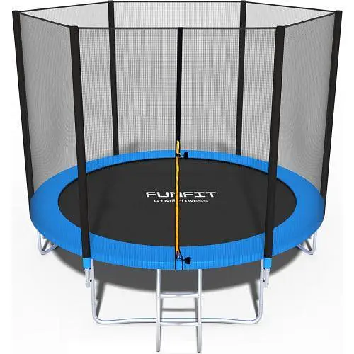 Батут Funfit 8ft (252см) синій з зовнішньою сіткою - фото 2