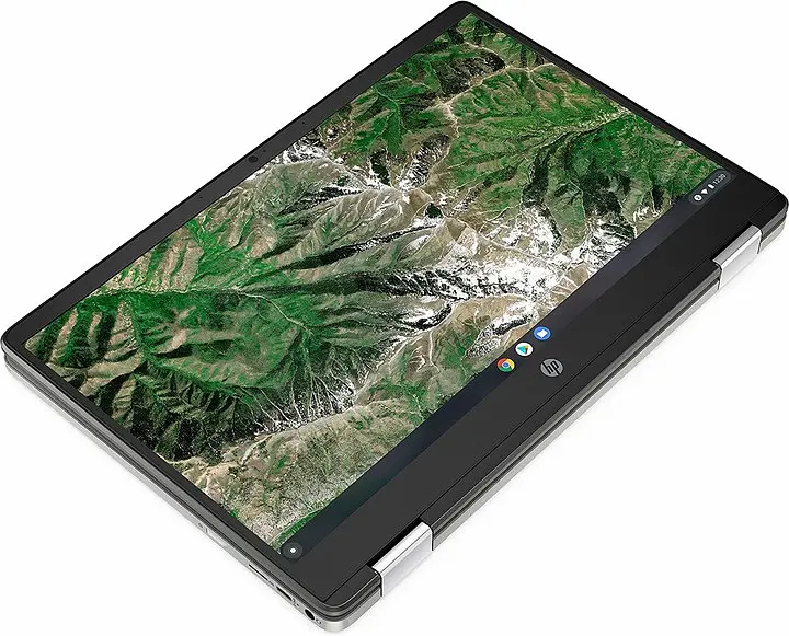 Ноутбук HP Chromebook x360 14" HD Touch 4/64GB N5000 (14a-ca0022nr) Silver Seller Refurbished - фото 3