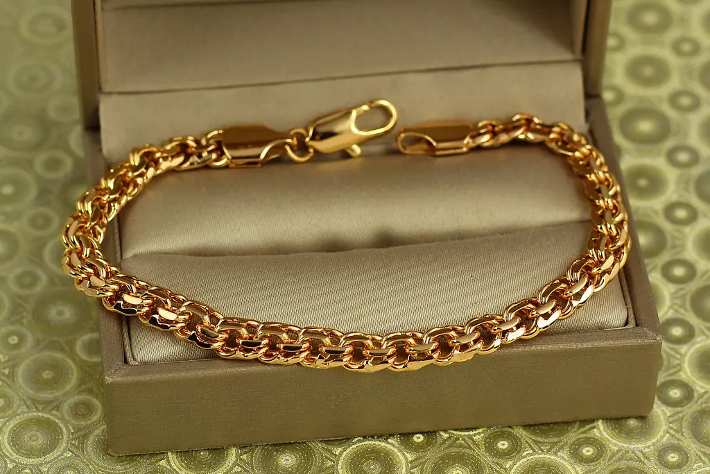 Браслет Xuping Jewelry круглий бісмарк 20,5 см 8 мм золотистий - фото 2