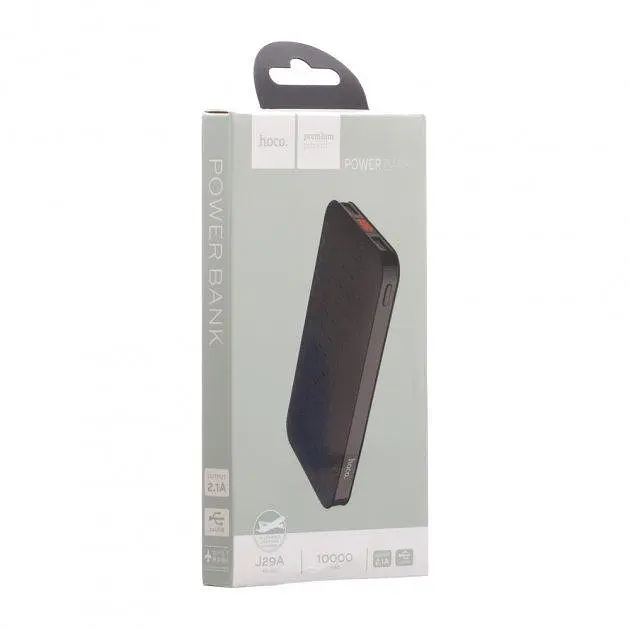 Портативна батарея Power Bank Hoco J29A Cool Square 10000 mAh Black - фото 4