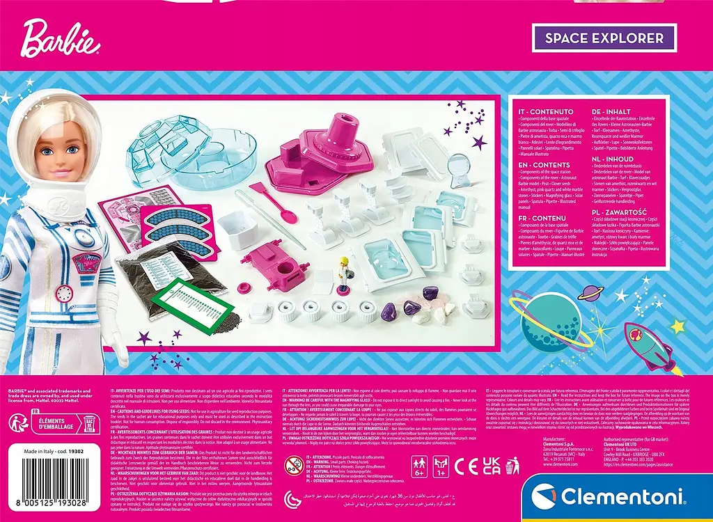 Набор Барби Исследовательница космоса - Clementoni 19302 - фото 4