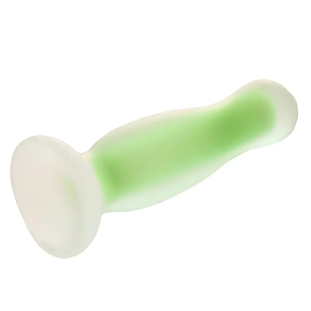 Анальна пробка Radiant Glow In The Dark Small 11 см (зелений) - фото 2