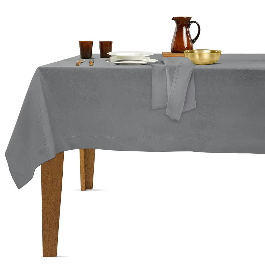 Скатертина Cosas Urban водовідштовхувальна 150х180 см горіхова (Cloth_22GreyDark_DUK_150x180) - фото 2