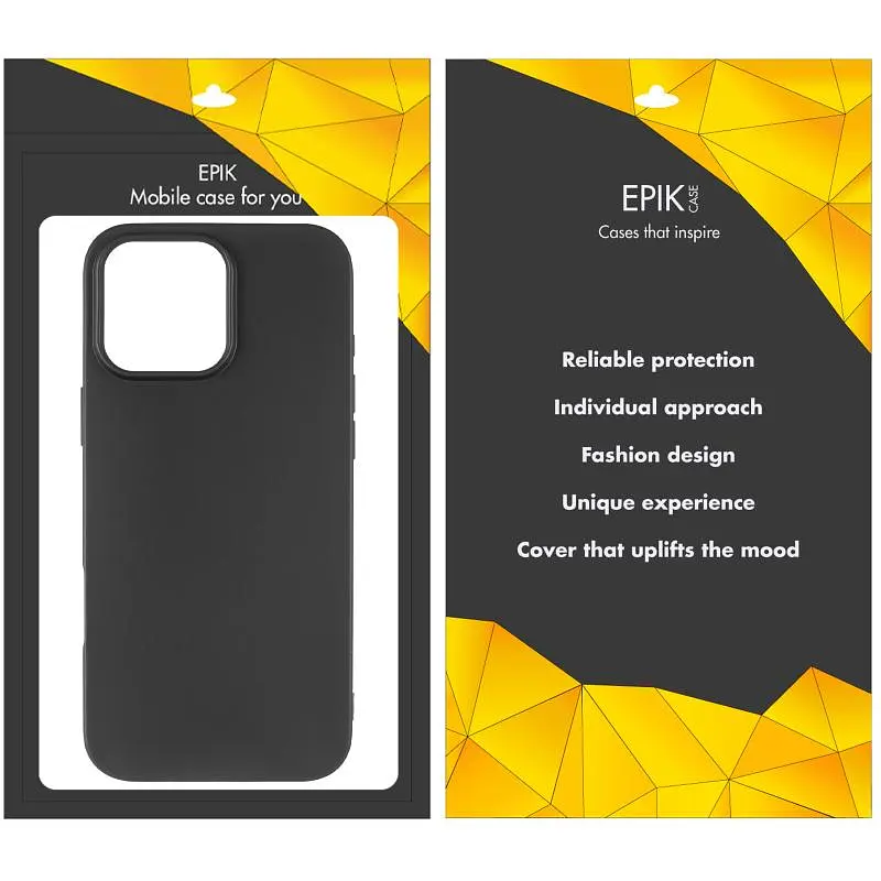 Чохол Epik TPU Epik Black для Apple iPhone 13 Pro Max (6.7) Чорний - фото 6