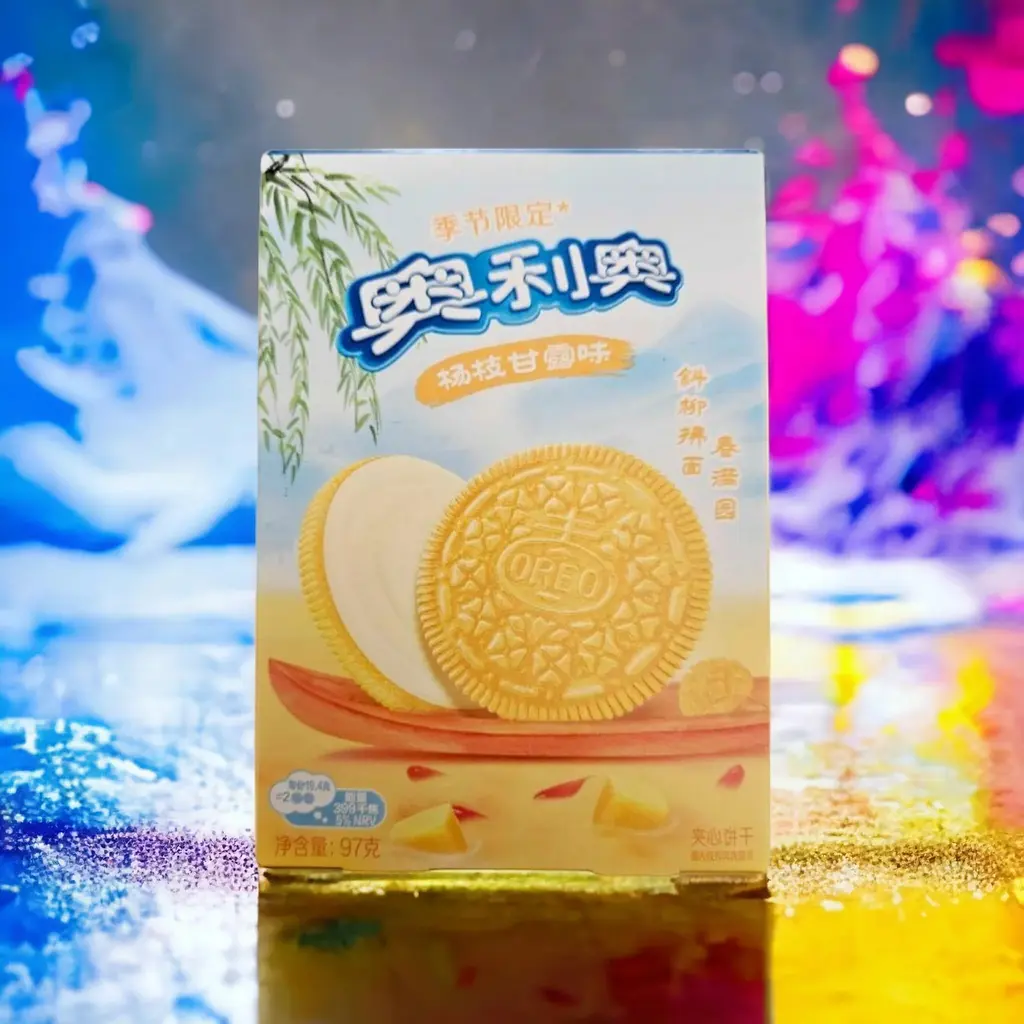 Печиво Oreo Chilled Mango Sago Cream with Pomelo 97g - фото 2