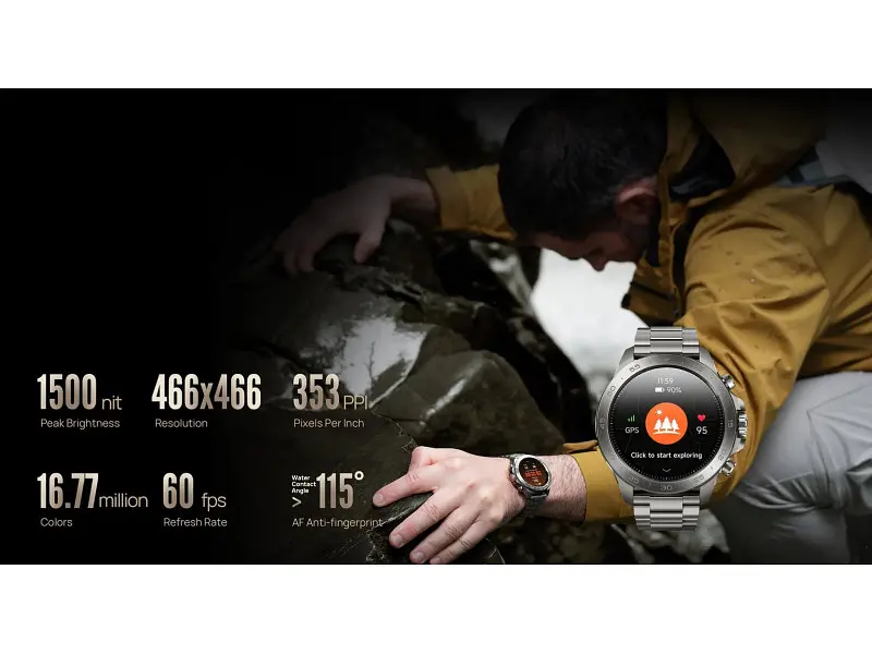 Смарт-годинник Mibro GS Explorer S 48mm Full Titanium (XPAW023FT) - фото 6