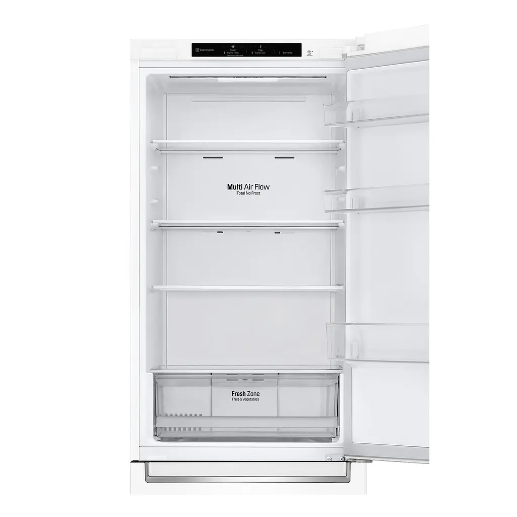 Холодильник LG 186x60х68 холодильное отделение 234 л морозильное отделение 107 л 2 дверь А+ NF белый (GC-B459SQCL) - фото 6