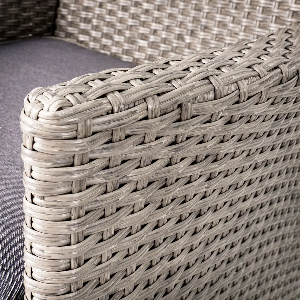 Садові меблі Di Volio Verona 6+1 Сірий сірий - фото 4