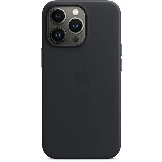 Чехол Leather Case с MagSafe для Apple iPhone 13 Pro Midnight (MM1H3) [61209] - фото 2