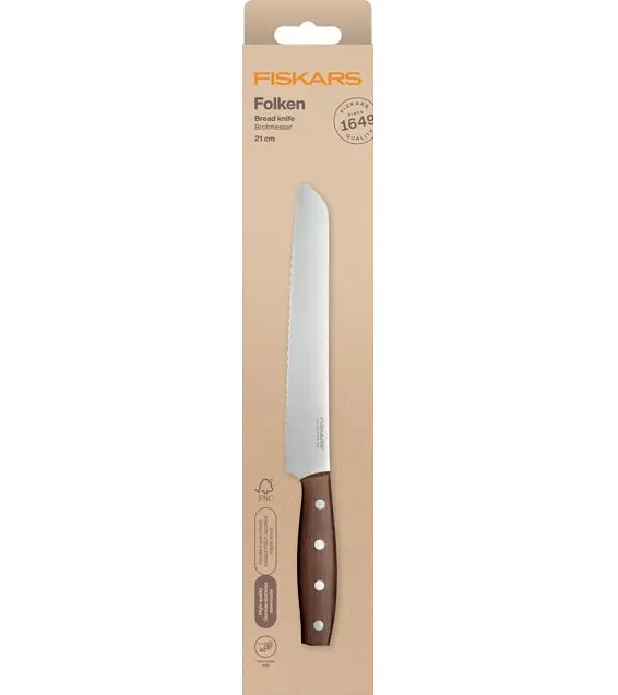Ніж для хліба Fiskars Folken FSC 21 см (1075695) - фото 4