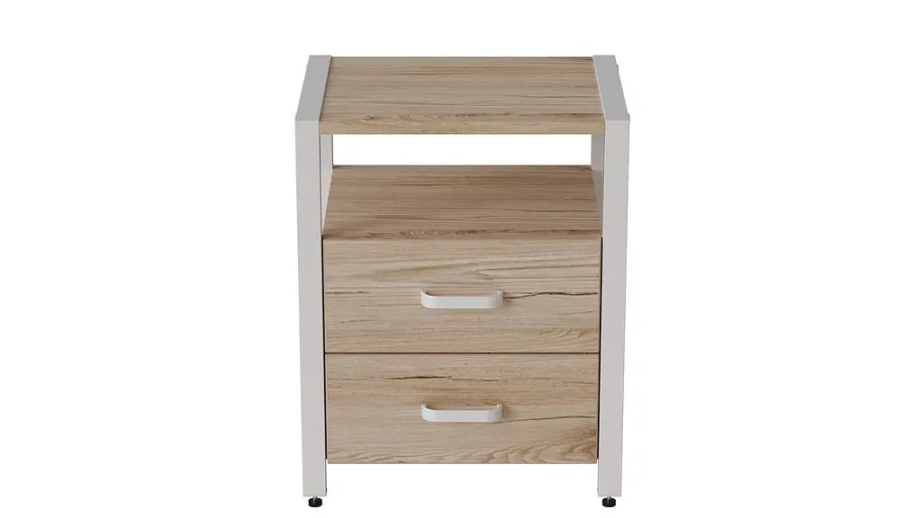 Тумба універсальна Ferrum-decor Вів'єн 2/2 50x41x40 білий ДСП Дуб Сан-Марино 16мм (FRD-104162) - фото 7