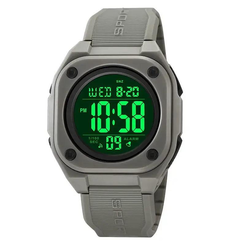 Годинник чоловічий наручний спортивний Skmei 2160 (Сірий) - фото 3