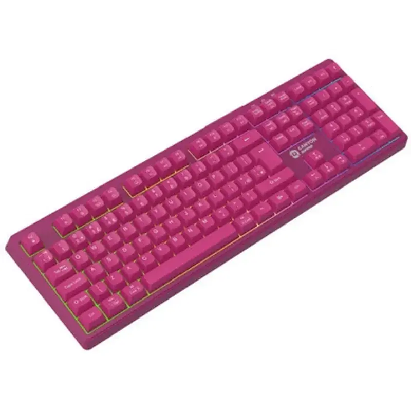 Клавіатура Canyon Fortnax Bluetooth/Wireless/ USB UA Pink (CND-SKBW2) - фото 5