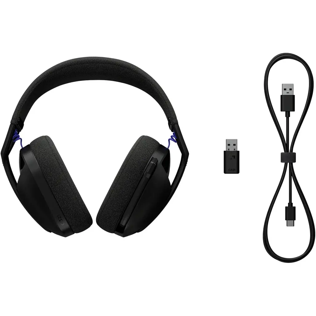 Ігрові навушники Logitech G321 Lightspeed Black (981-001563) [148244] - фото 6