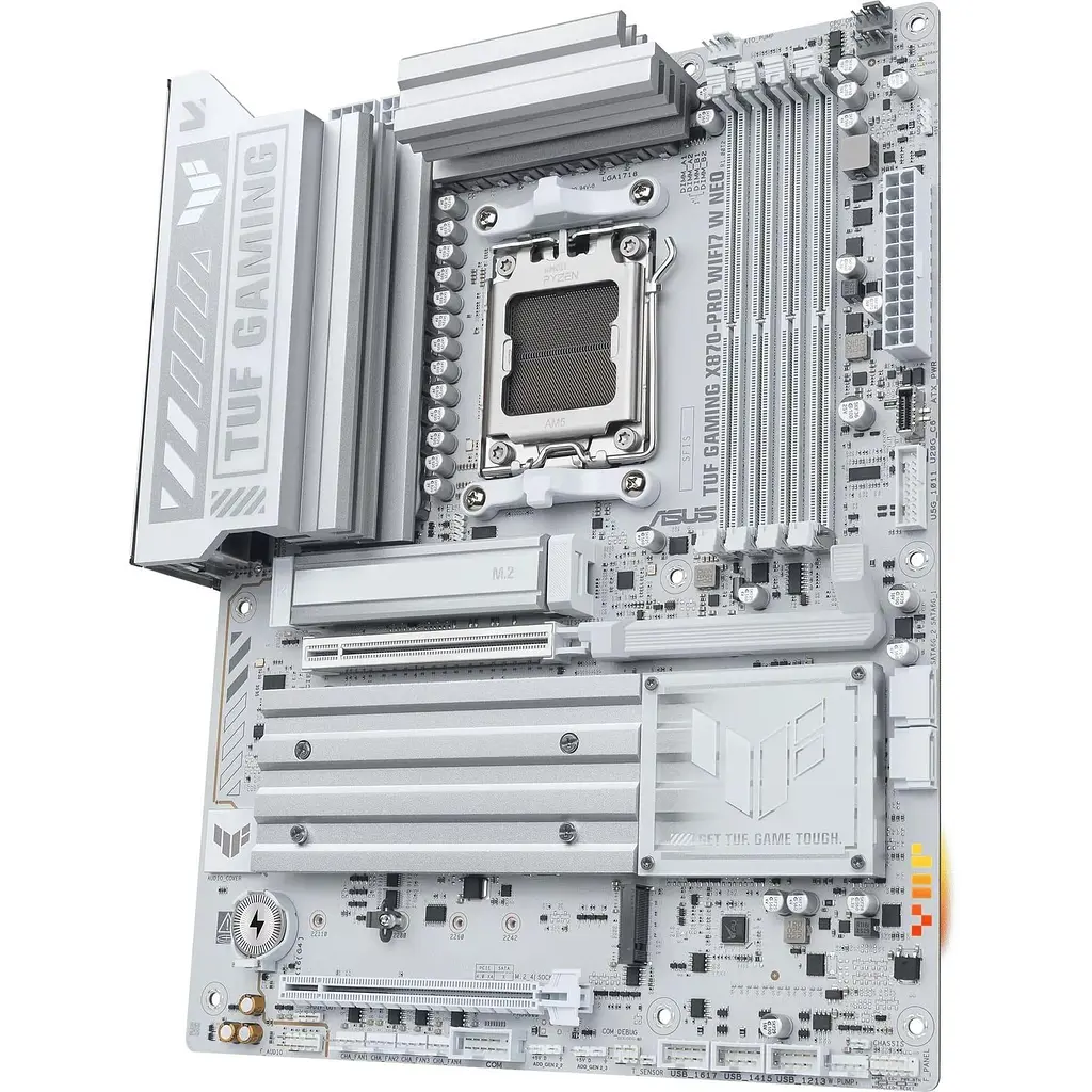 Материнська плата ASUS TUF GAMING X870-PRO WIFI7 W NEO White (TUF GAMING X870-PRO WIFI7 W NEO) (Socket AM5, AMD X870, ATX) - фото 2
