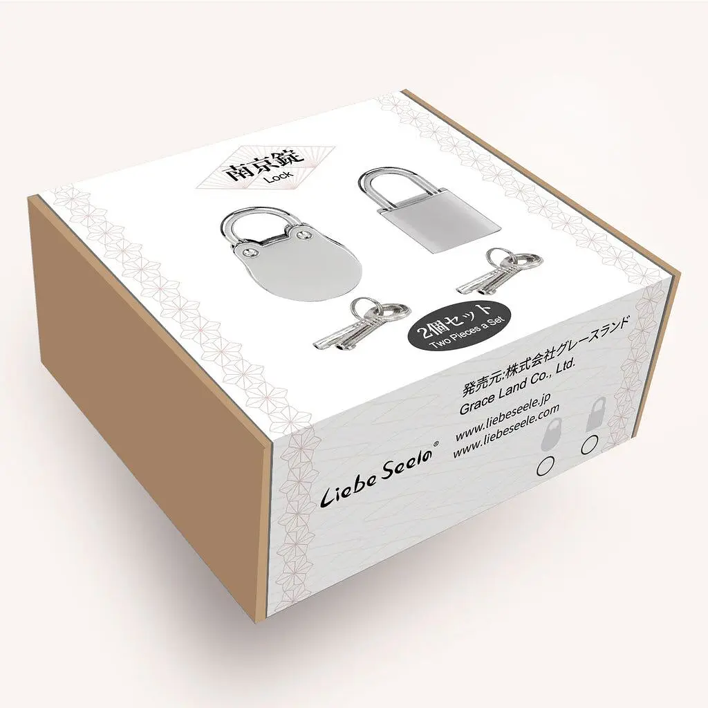 Замочок Liebe Seele Regular Padlock Silver (2 шт) - фото 2