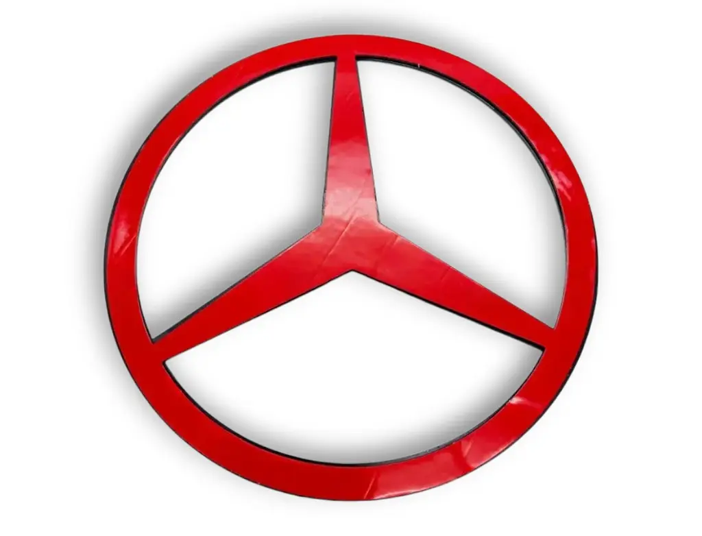 Емблема керма Mercedes-Benz Хром Ø40 мм (на скотчі) - фото 3