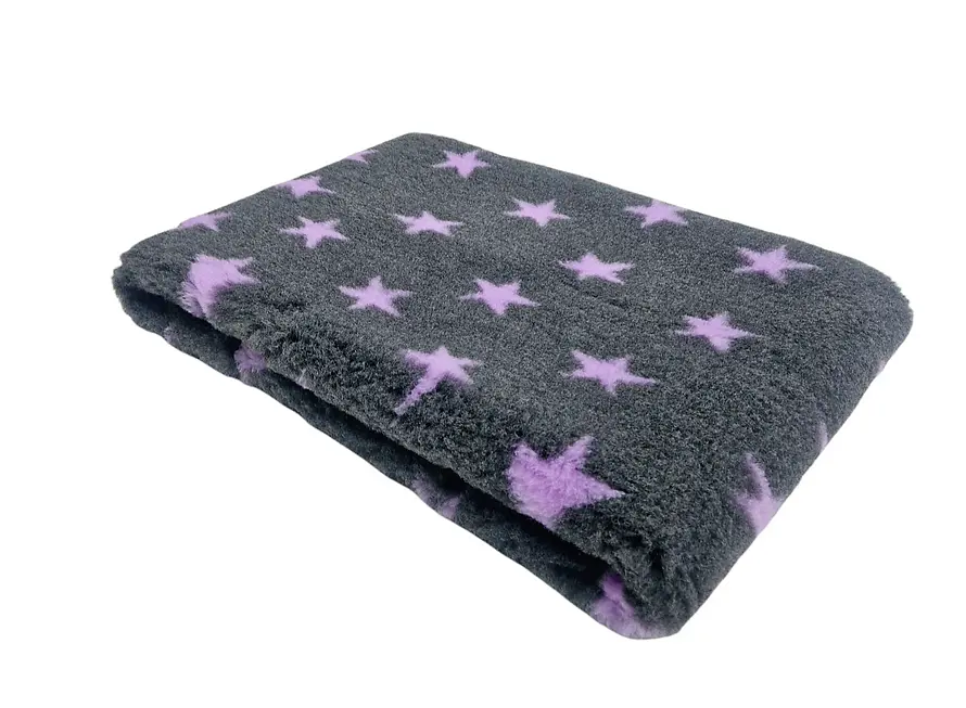 Килимок для собак Vetbed Charcoal & Lilac Stars 160х200 см - фото 3