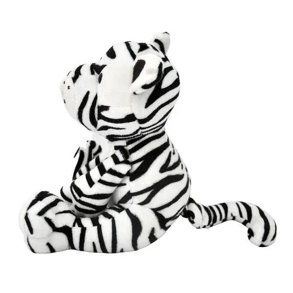 М'яка іграшка Tigres 18 см поліестер біла чорна - фото 2