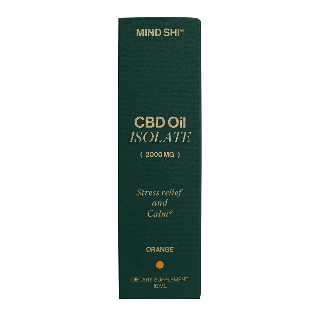 Ізолят канабідіолу Mind Shi CBD Oil Isolate Orange 2000 мг 10 мл - фото 5