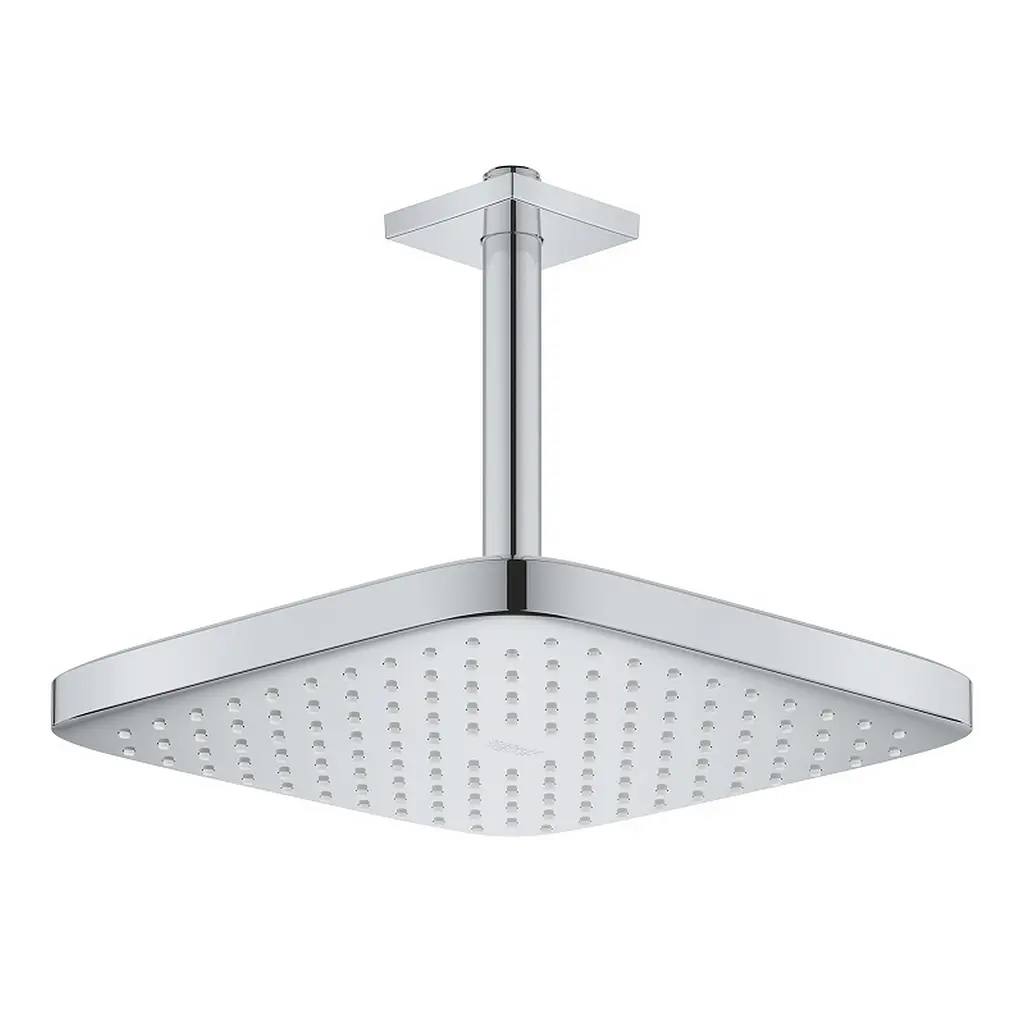 Лійка для верхнього душу з тримачем Grohe Tempesta 250 Cube, Хром - фото 3