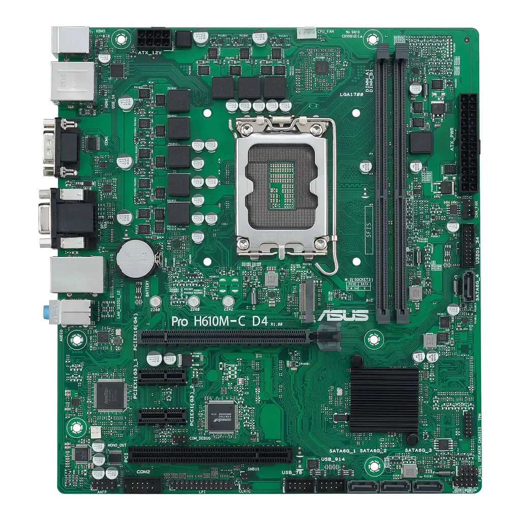 Материнская плата PRO H610M-C D4-CSM s1700 Asus teh0024952 - фото 2