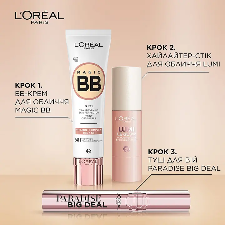 Хайлайтер-стік для обличчя L'Oreal Paris Lumi Le Glow 630 Glowy Creme Chic 6.5 г - фото 3