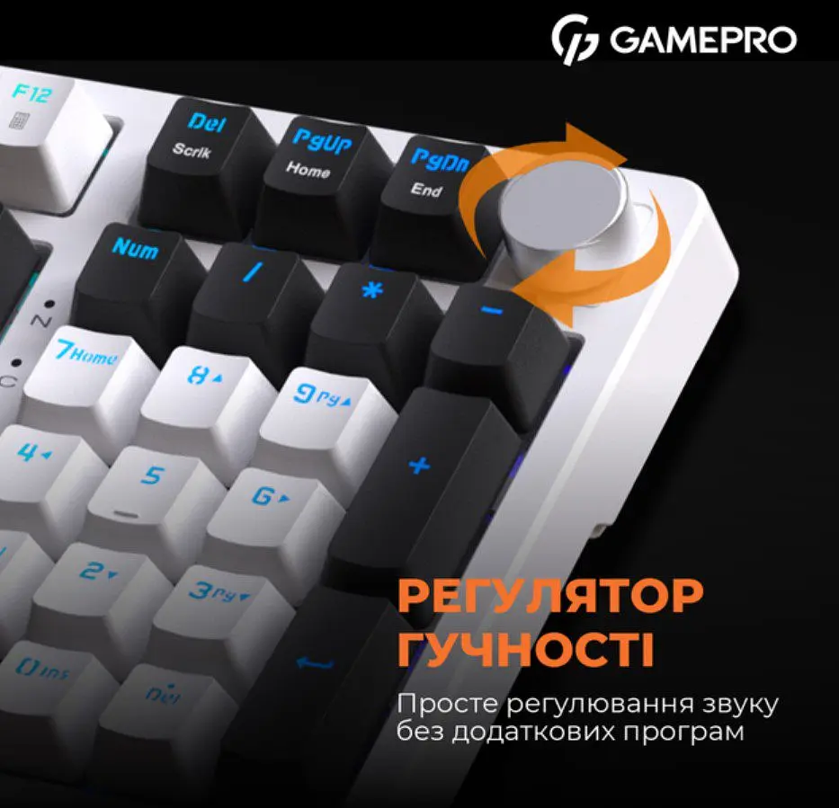 Клавиатура игровая механическая GamePro GPMK-170 Outemu Red Swich Hot-Swap RGB White - фото 15