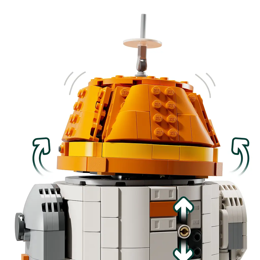 Конструктор LEGO Star Wars Чоппер (C1-10P). Дроид-астромеханик 1039 деталей (75416) - фото 6
