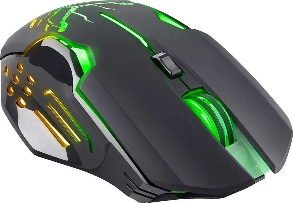Комп'ютерна мишка Defender Katana GM-511 бездротова ігрова 6кн. 3200 dpi. 400 mAh чорна (52511) - фото 8
