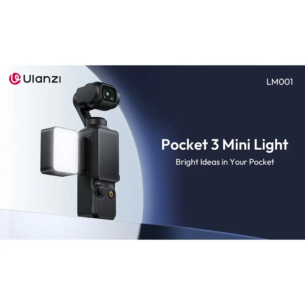 Накамерный свет Ulanzi LM001 для DJI Osmo Pocket 3 [134007] - фото 3
