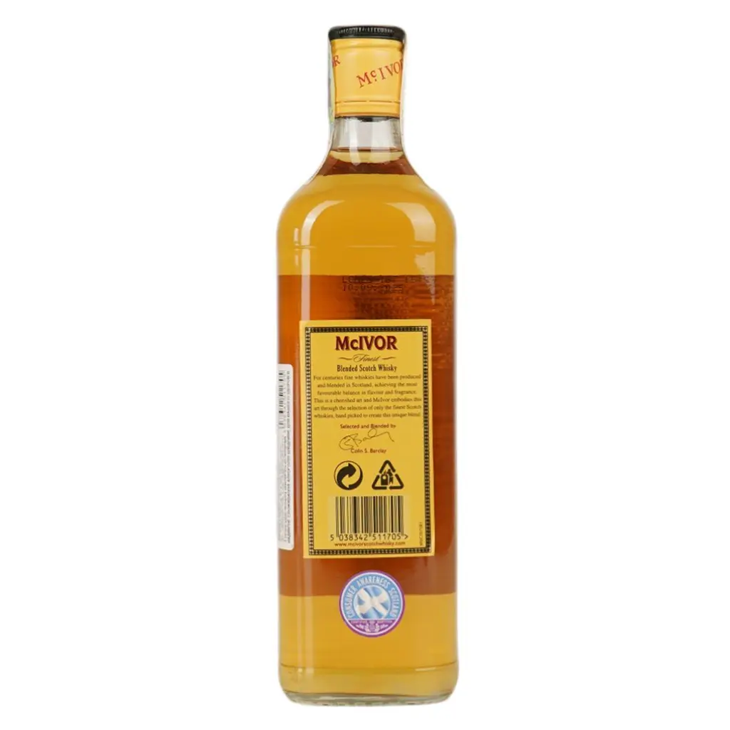 Віскі McIvor Finest Blended Scotch Whisky 40% 0.7 л - фото 2